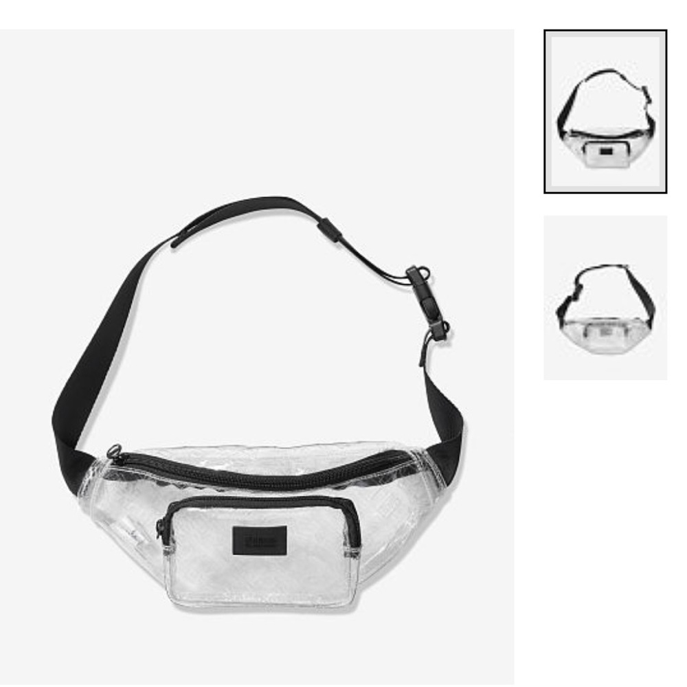 Victoria Secret PINK Clear Waist Belt Bag Fanny